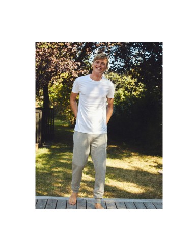 N-O74002-Sweatpants With Cuff And Zip Pocket